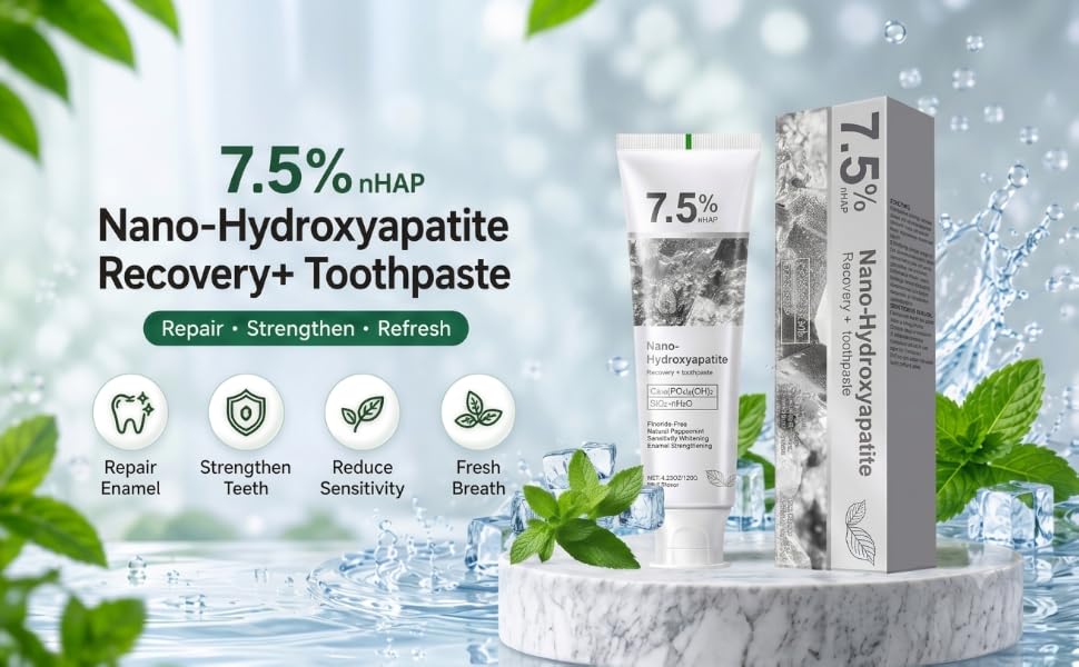 7.5% Nano Hydroxyapatite Fluoride Toothpaste