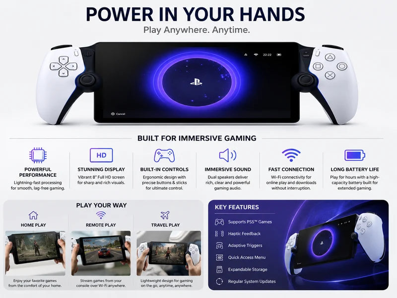 Portable Play Station Controller