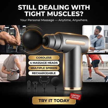 Cordless Massage Gun – Deep Tissue Massager