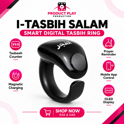 I-Tasbih Salam - Smart Digital Tasbih Ring