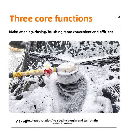 Cleaning Tool with Rotating Brush – Washing, Flushing & Dust Removal