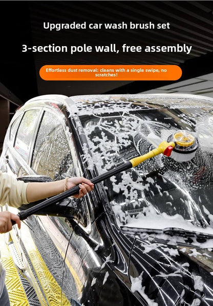 Cleaning Tool with Rotating Brush – Washing, Flushing & Dust Removal