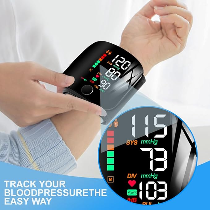 Wrist Electronic Blood Pressure Monitor